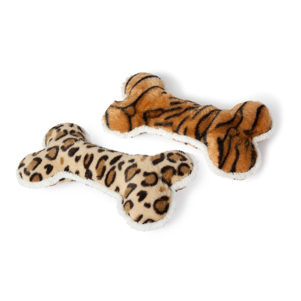 [555-521521] Karlie Peluş Kemik Kaplan Köpek Oyuncağı (30 Cm)