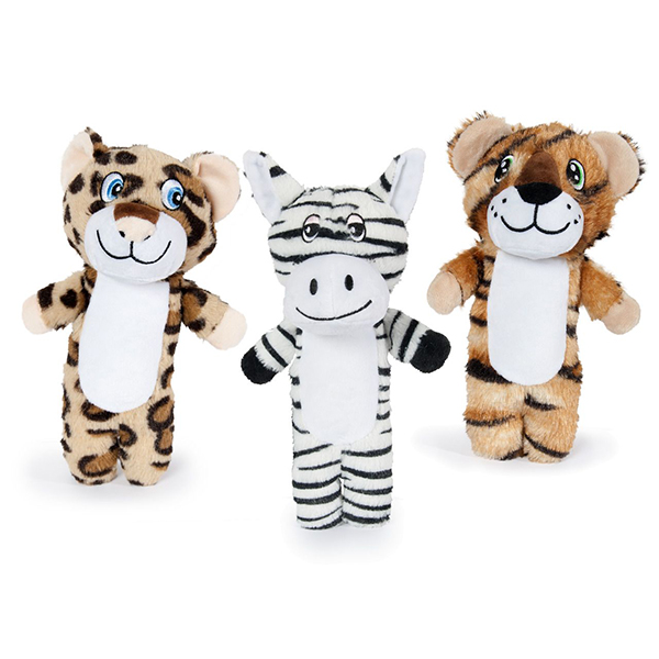 [555-521525] Karlie Peluş Zebra Köpek Oyuncağı