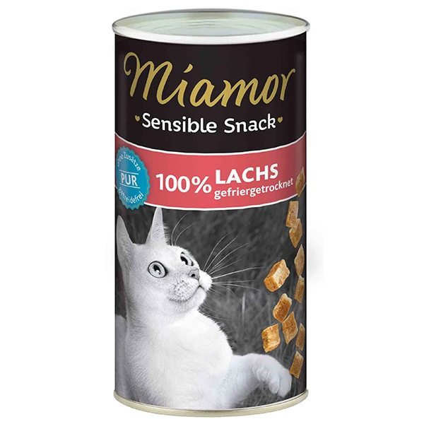 [560-74332] Miamor Kedi Ödül Maması Hassas Kediler için Somonlu Kedi Ödül Maması (1 Adet)