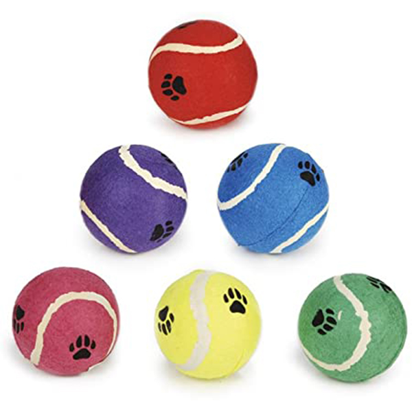 [556-625596] Beeztees Pati Desenli Tenis Topu Köpek Oyuncağı 6.5 Cm (10 Cm)