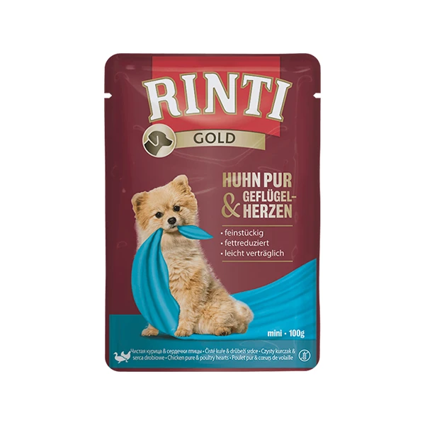 [560-93003] Rinti Gold Tavuk ve Ördekli Yetişkin Konserve Köpek Maması (1 Adet)