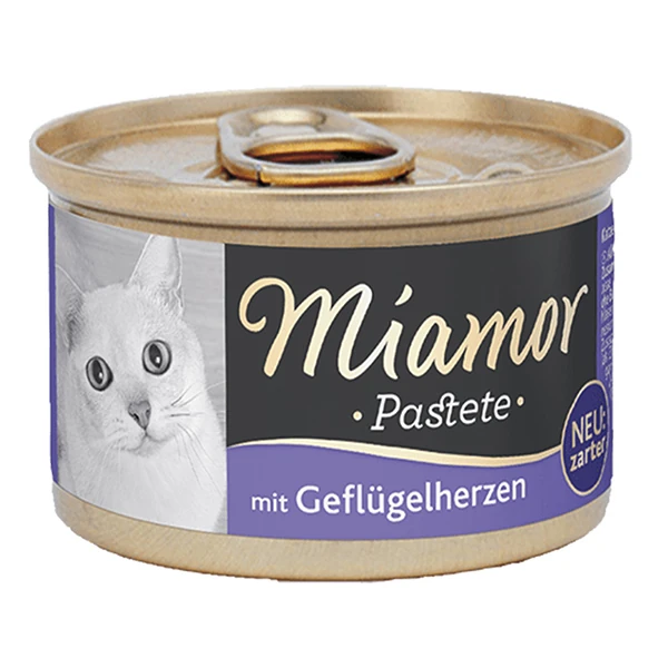 [560-74415] Miamor Pastete Yürekli Tahılsız Konserve Kedi Maması (1 Adet)