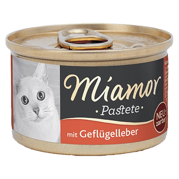 [560-74417] Miamor Pastete Ciğerli Tahılsız Konserve Kedi Maması (1 Adet)