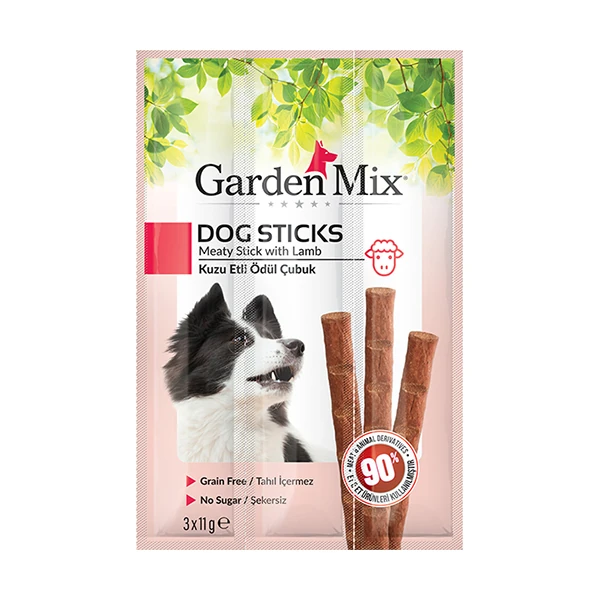 [580-202] Garden Mix Kuzu Etli Stick Köpek Ödül Maması (1 Adet)