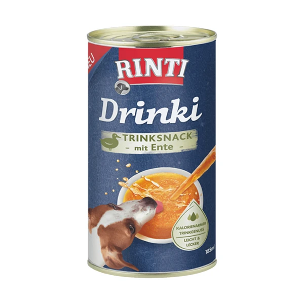 [560-92211] Rinti Drinki Sağlıklı ve Doğal Taze Ördekli Besleyici Köpek Çorbası (1 Adet)
