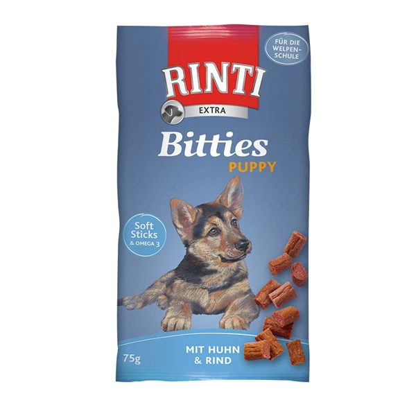 [560-91305] Rinti Extra Tavuk ve Sığır Etli Yavru Köpek Ödül Maması (1 Adet)