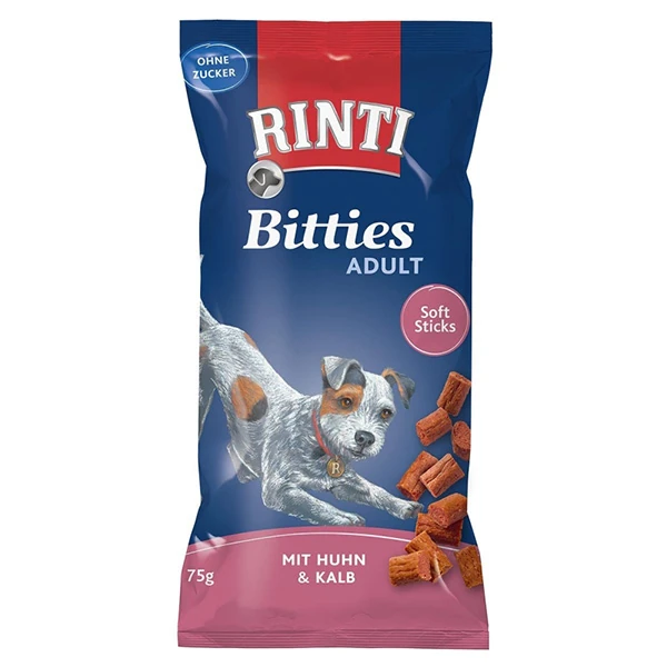 [560-91291] Rinti Bitties Tavuklu ve Dana Etli Köpek Ödül Maması (1 Adet)
