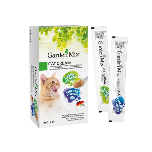 [581-05] Garden Mix Kuzulu ve Tavuklu Sıvı Kedi Ödül Maması (1 Adet)