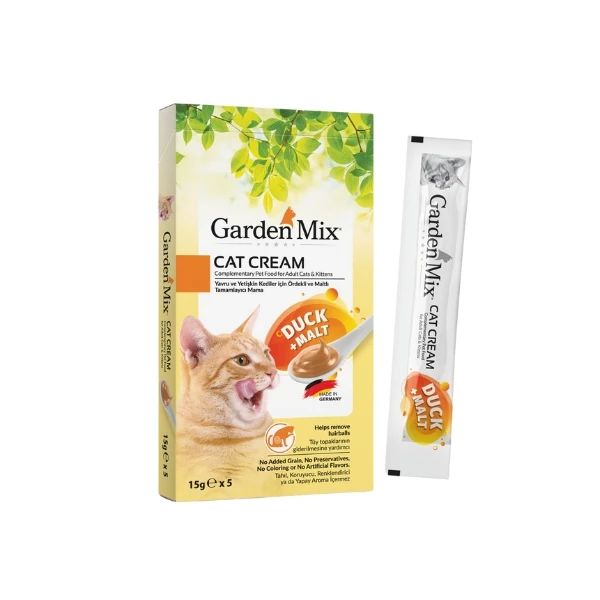 [581-03] Garden Mix Malt ve Ördekli Sıvı Kedi Ödül Maması (1 Adet)