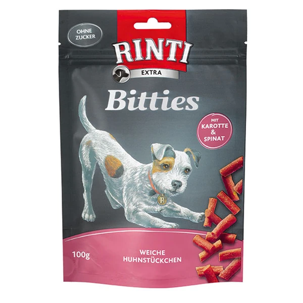 [560-91332] Rinti Extra Bitties Havuç ve Ispanaklı Köpek Ödül Maması (1 Adet)