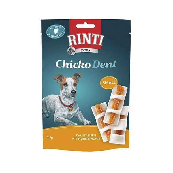 [560-91619] Rinti Extra Chicko Dental Tavuklu Mini Köpek Ödül Maması (1 Adet)