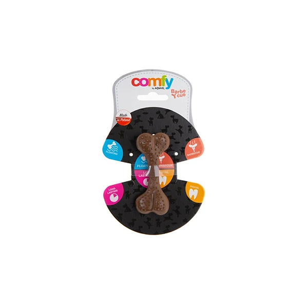 [121459] Aquael Comfy Dental Barbekülü Köpek Kemik Oyuncağı (8.5 Cm)