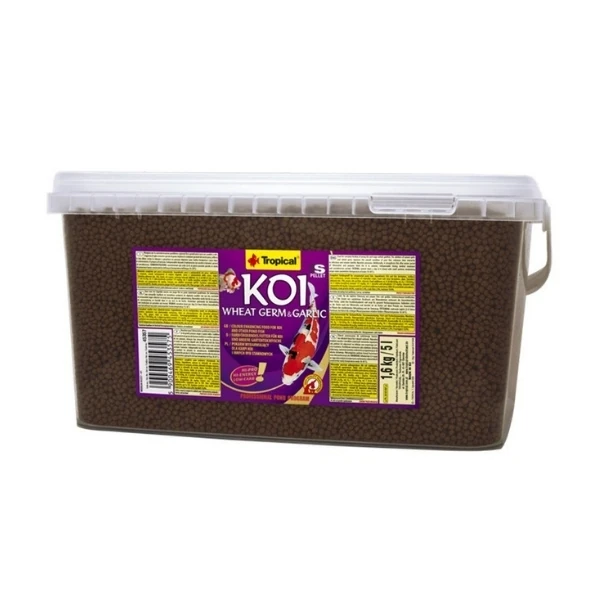 Tropical Koi Wheat Germ & Garlic Size Koi Balıkları için Granül Yem