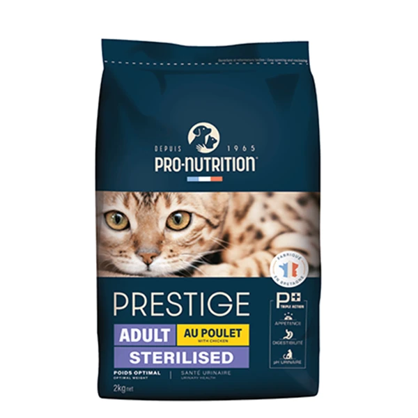[10209] Pro Nutrition Prestige Adult Sterilised Tavuklu Kısırlaştırılmış Yetişkin Kedi Maması (2 Kg)