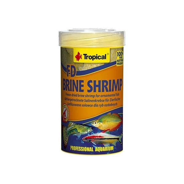 [01153] Tropical FD Brine Shrimp Kurutulmuş Küp Karides Süs Balık Yemi