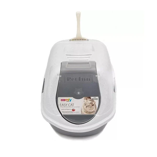 [115562] Aquael Comfy Filtreli Kapalı Kedi Tuvaleti (Gri)