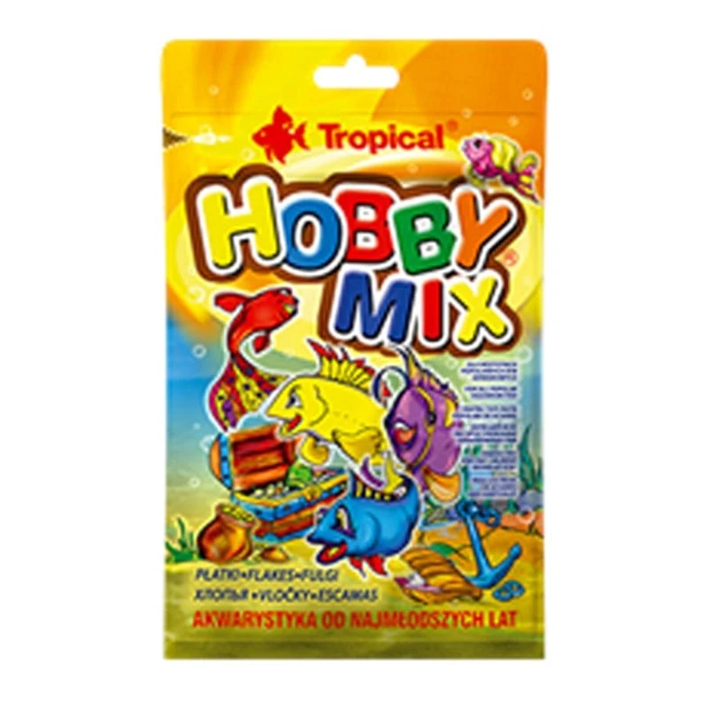 [5900469744710] Tropical Hobby Mix Küçük Akvaryum Balıkları için Karışık Pul Yem