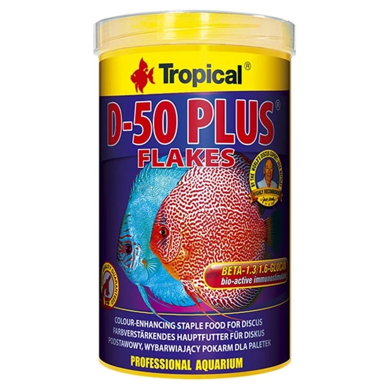 Tropical D-50 Plus Discus Balıkları için Renklendirici Pul Balık Yemi