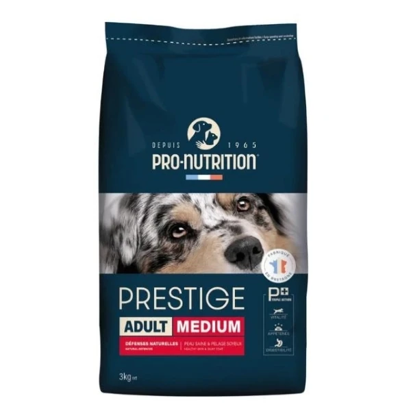 [80301] Pro Nutrition Prestige Adult Medium Orta Irk Yetişkin Köpek Maması (3 Kg)