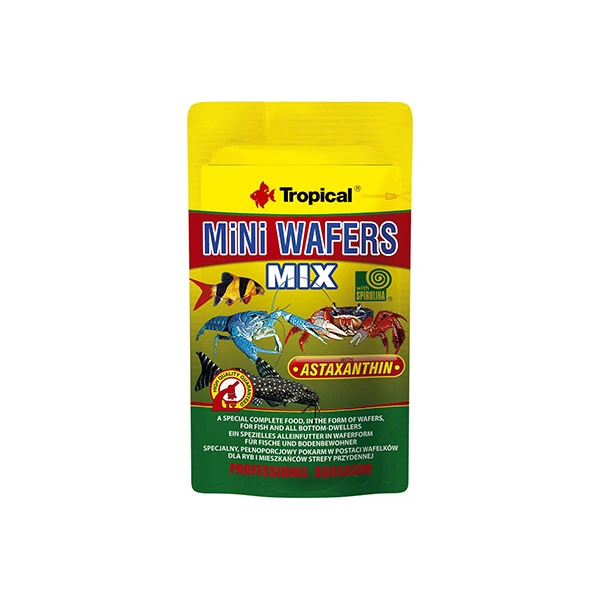 [66532] Tropical Mini Wafers Mix Karışık Taneli Dip Balık Yemi