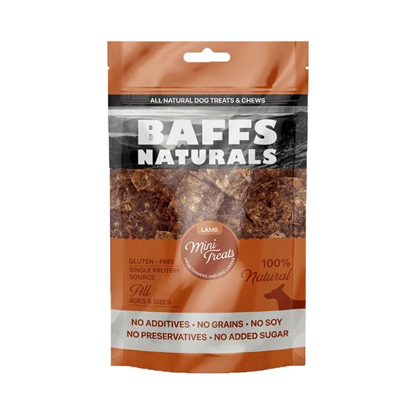 [24514] Baffs Naturals Kuzu Mini Atıştırmalık Köpek Ödül Maması (1 Adet)