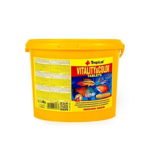 [5900469207277] Tropical Vitality Color Tablet Tropikal Balıklar için Renklendirici Tablet Balık Yemi