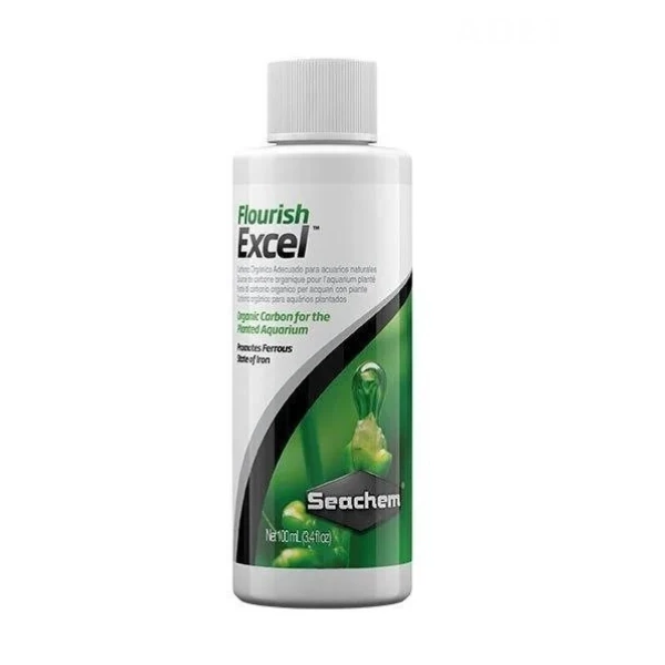 [000116045506] Seachem Flourish Excel Akvaryum Bitkileri için Karbon Desteği