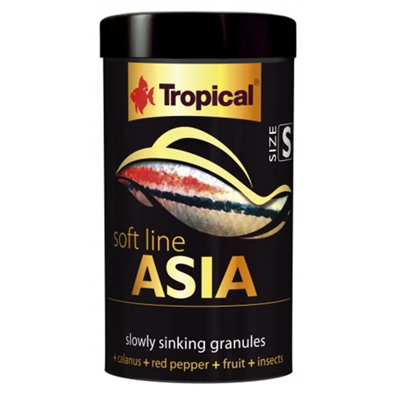 [5900469677131] Tropical Softline Asia Asya Kökenli Balıklar için Renklendirici Balık Yemi 100 Ml 50 Gr