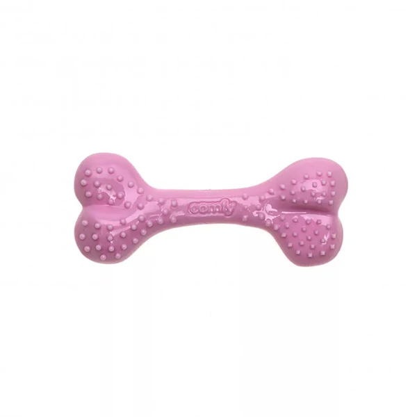 [129670] Aquael Comfy Toy Kemik Şeklinde Çilek Aromalı Köpek Oyuncağı (12.5 Cm)