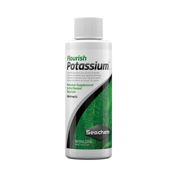 [465] Seachem Flourish Potassium Akvaryum Bitkileri için Potasyum Takviyesi (100 Ml)