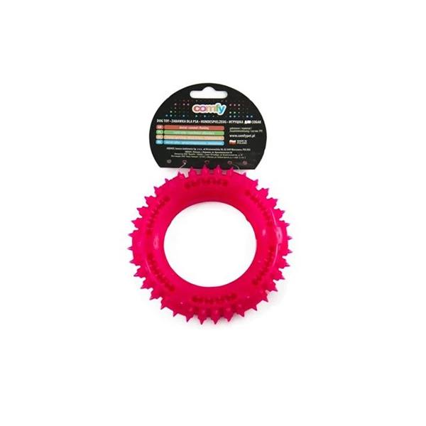 [113556] Aquael Comfy Toy Halka Ödül Hazneli Plastik Köpek Oyuncağı Pembe
