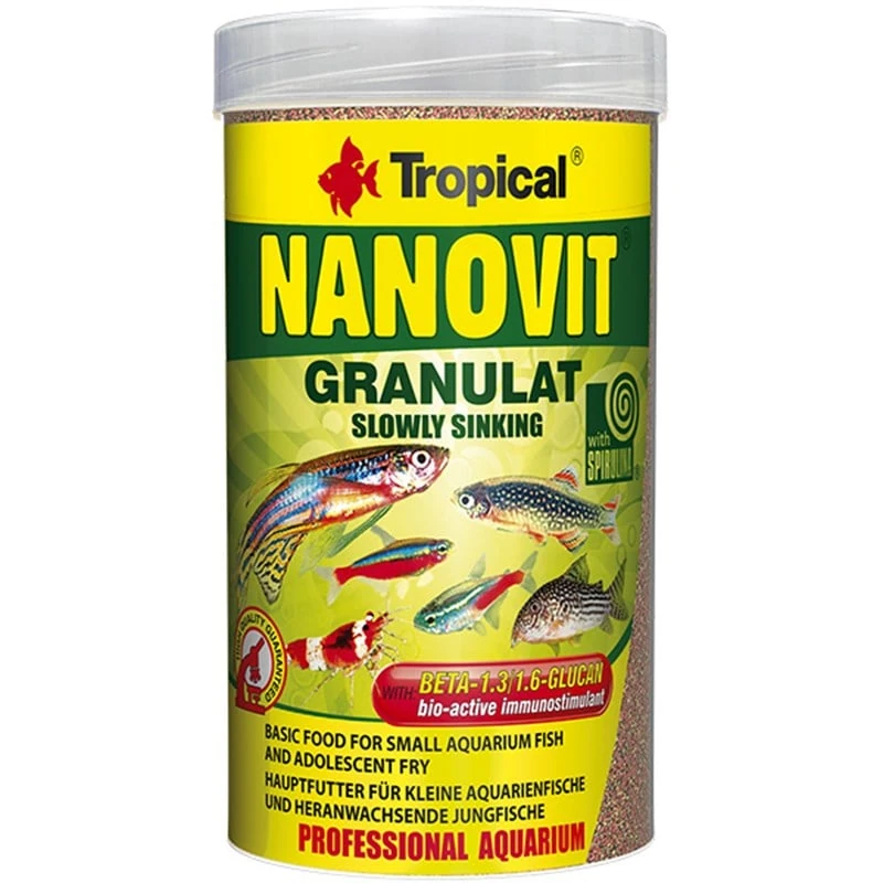 [5900469671030] Tropical Nanovit Granulat Tetra Balıkları için Granül Balık Yemi