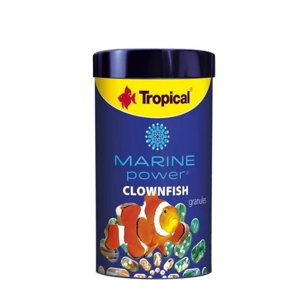 [5900469613139] Tropical Marine Power Clownfish Granules Palyanço ve Deniz Balıkları için Balık Yemi