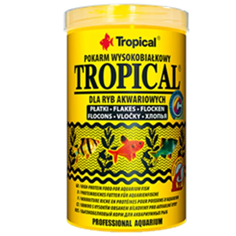 [5900469770238] Tropical Yüksek Protein İçerikli Pul Balık Yemi