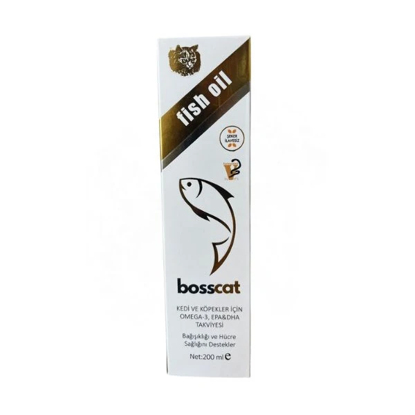 Bosscat Omega 3 Kedi ve Köpekler için Balık Yağı