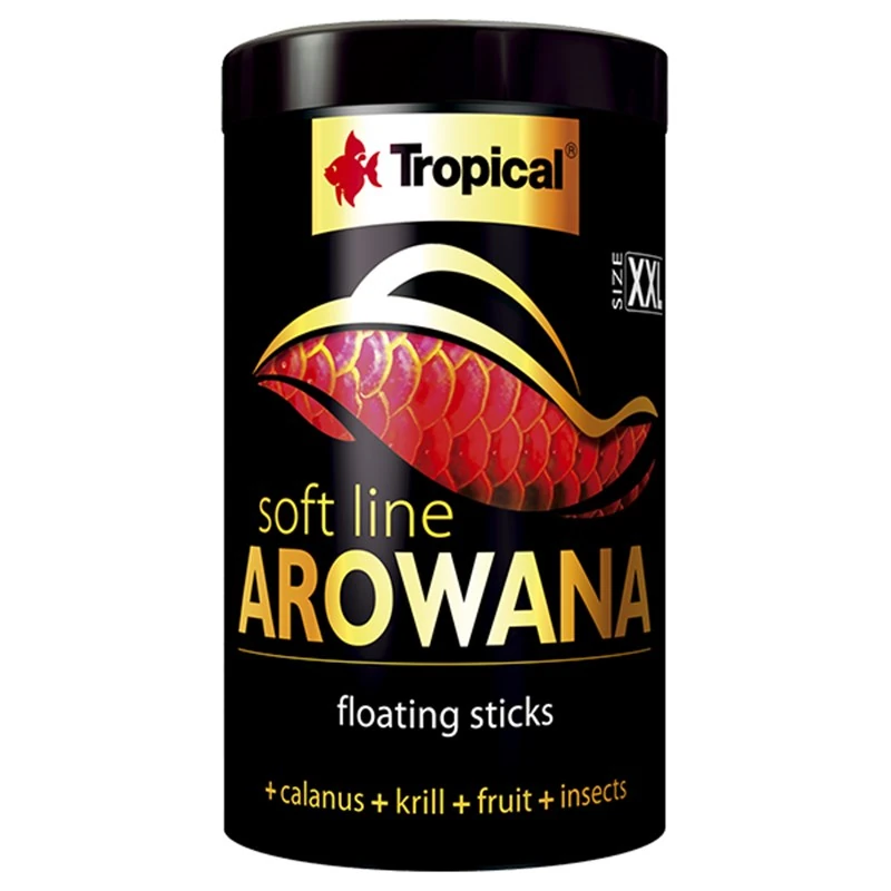 [5900469673560] Tropical Softline Arowana Yetişkin Arowanalar için Renklendirici Balık Yemi 1000 Ml (320 Gr)