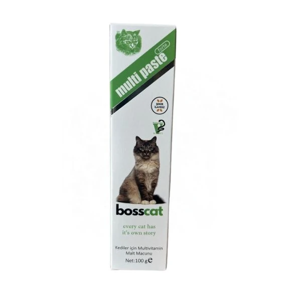 [840] Bosscat Multivitaminli Kedi Malt Macunu