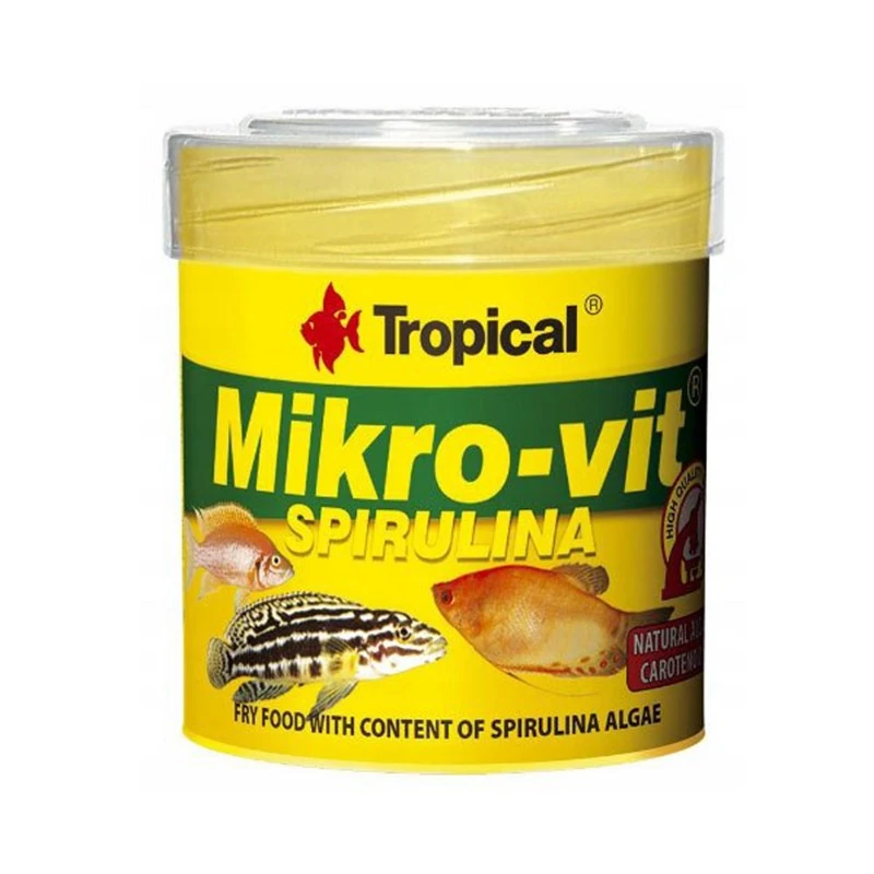 [5900469776322] Tropical Mikro-Vit Spirulina Yavru Balıklar için Spirulina Algli Balık Yemi