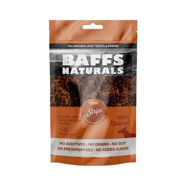 Baffs Naturals Kuzu Et Çubukları Köpek Ödül Maması