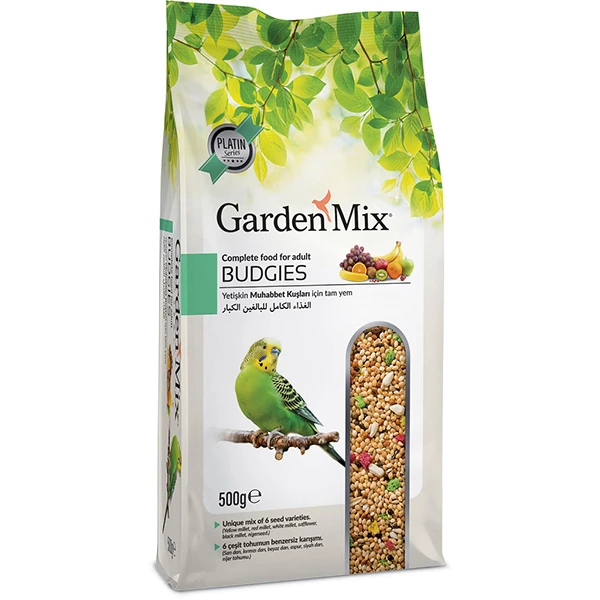 [900-001] Garden Mix Platin Meyveli Muhabbet Kuş Yemi (500 Gr)