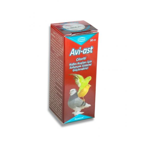 [BİY52ASD] Biyoteknik Avi-Ast Kafes Kuşları için Solunum Sistemi Güçlendirici Çözelti