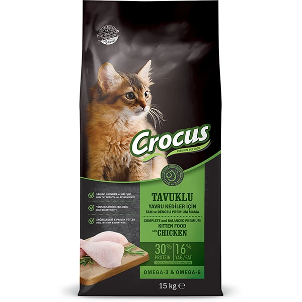 [855-052] Crocus Kitten Tavuklu Yavru Kedi Maması