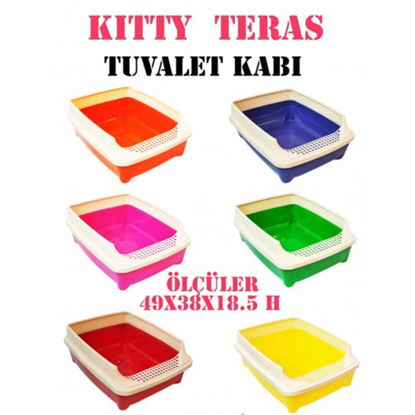 [942-306ASD] Pet Garden Kitty Teras Açık Kedi Tuvaleti
