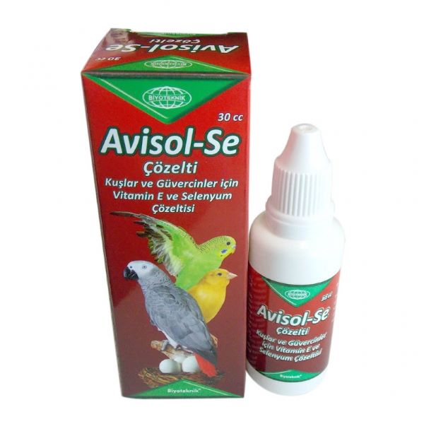 [BİY42ASD] Biyoteknik Avisol-Se Kuşlar ve Güvercinler için Üreme Arttırıcı Vitamin E ve Selenyum Çözeltisi