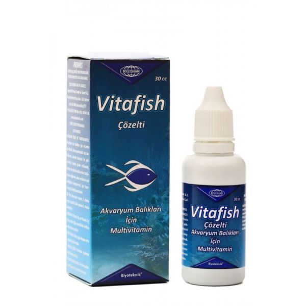 [BİY03ASD] Biyoteknik Vitafish Akvaryum Balıkları için Multivitamin Çözelti