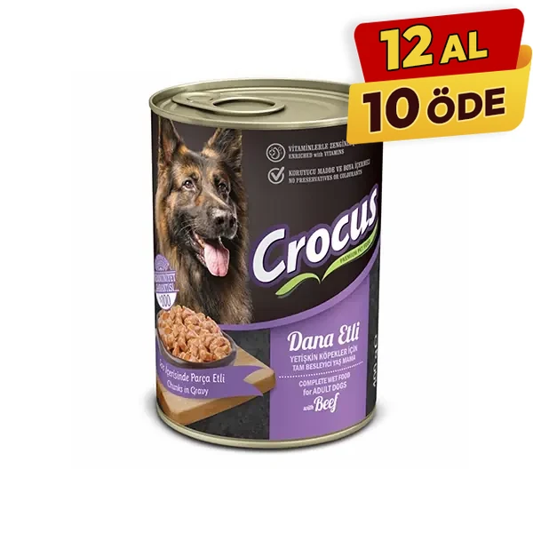 Crocus Dana Etli Köpek Yaş Maması