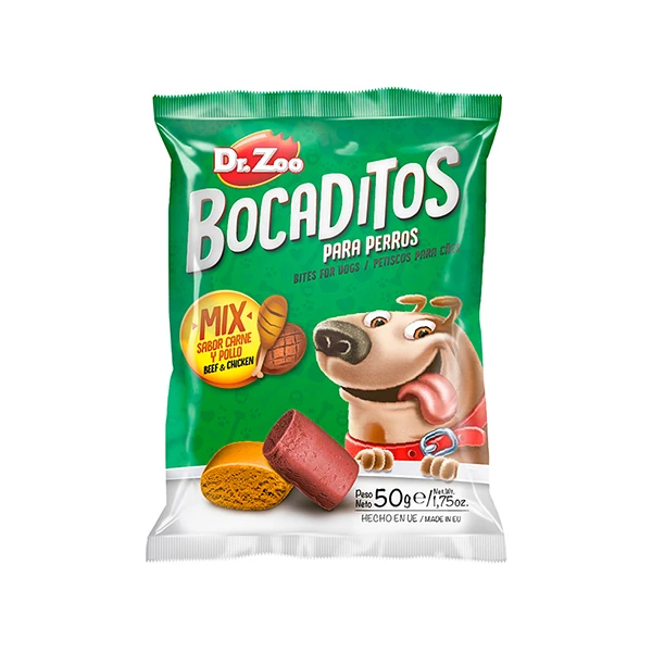 [700-11141] Dr. Zoo Bocaditos Tavuk ve Biftekli Köpek Ödülü (1 Adet)