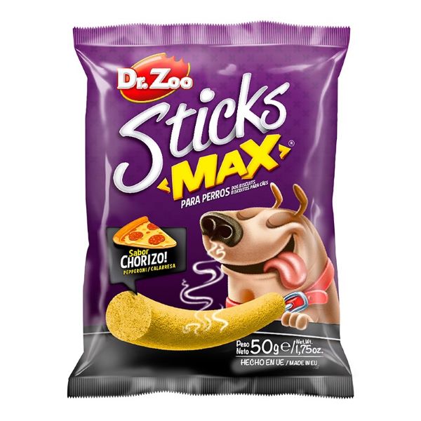 [700-11252] Dr.Zoo Sticks Max Sucuk ve Peynirli Köpek Ödül Maması (1 Adet)