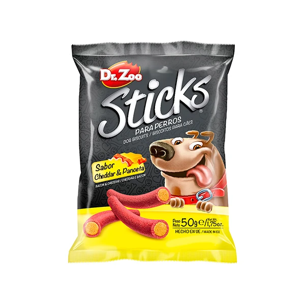 [700-11255] Dr. Zoo Sticks Cheddar-Pastırmalı Köpek Ödülü (1 Adet)