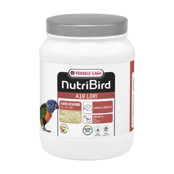 [808-422155] Versele Laga Nutri Bird A18 Lori Papağanlar için Elle Besleme Maması